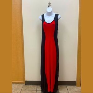 Red/Black Maxi Long Dress